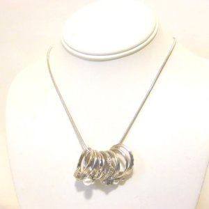 R. J. Graziano "Kiss from the Heart" Ring Pendants 36-1/2"